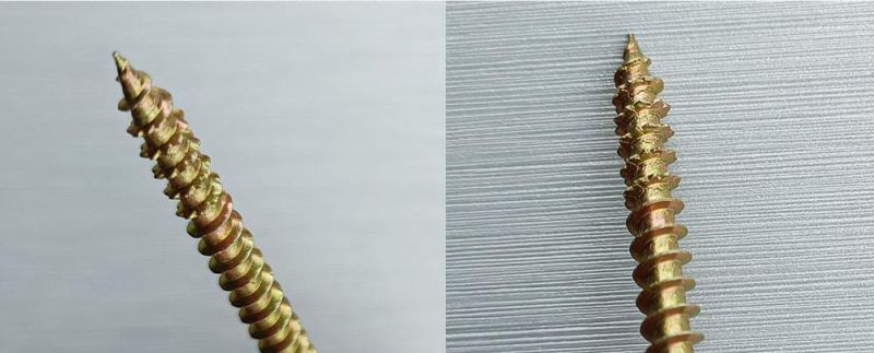 Saw Tri-Claw Thread Galvanised Yellow Chipboard Screw