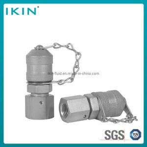 Ikin Stainless Steel Test Coupling with Male Cone Dko-24&deg; High Pressure Quick Couplings Hydraulic Connector Hose Fitting