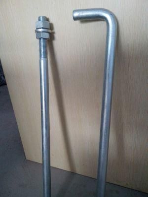 Zinc Plated/Galvanized - Grade 4.8 - M36 - L Type Bolt - Carbon Steel - Q235