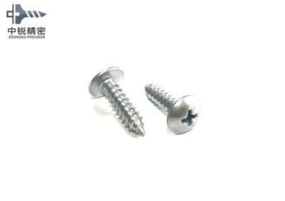 Size 4.2X14mm Modified Phillips Truss Head White and Blue Zinc Plated Self Tapping Screws