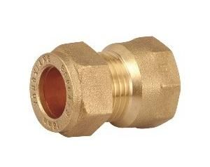 Female Thread Brass Pipe Fittings The Solid Type Connector