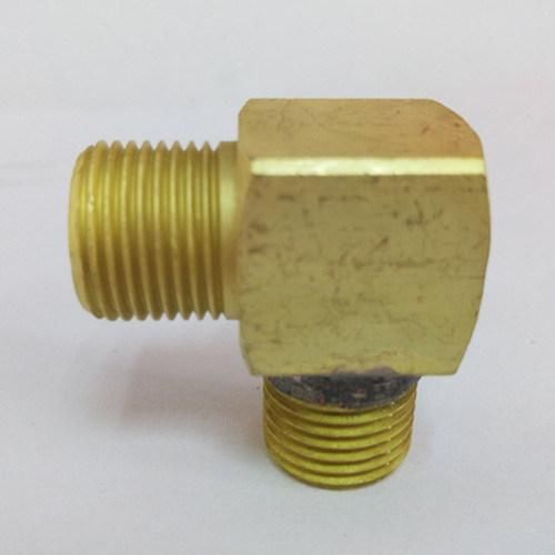 Brass Threaded Elbow 90 Degree Pipe Reducer Copper Fit Male Nipple for Mold Parts