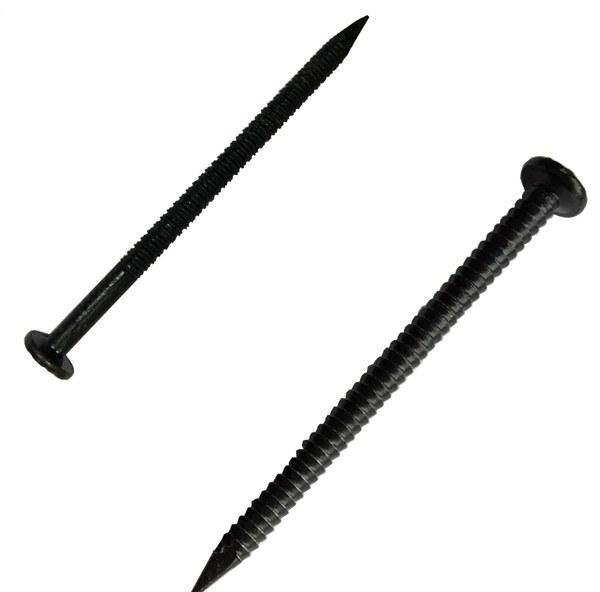 Black Ring Shank Nails with Sharp Point Manufacturer Price