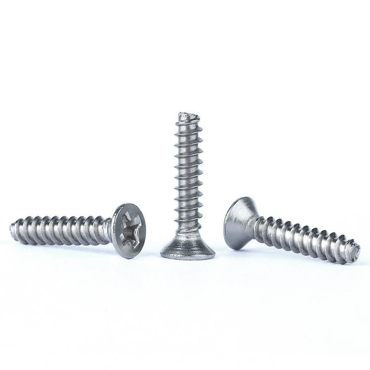 BS 450 Cross Recess Mushroom Head Screws with Threads Made in China