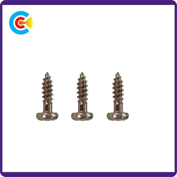 Custom Stainless Steel Phillips/Cross M6 Pan Head Fastener Self-Tapping Screws