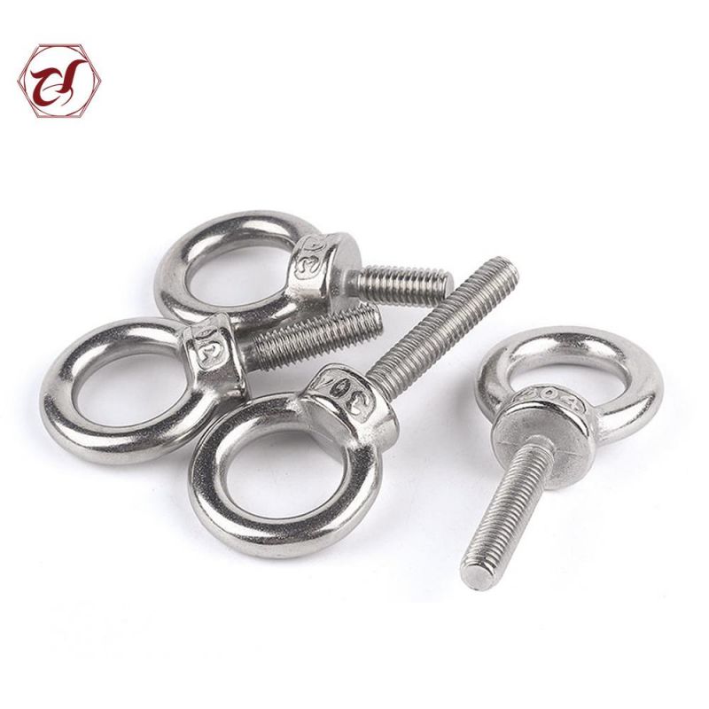 M4 DIN580 Stainless Steel 304 Oval Eye Bolts