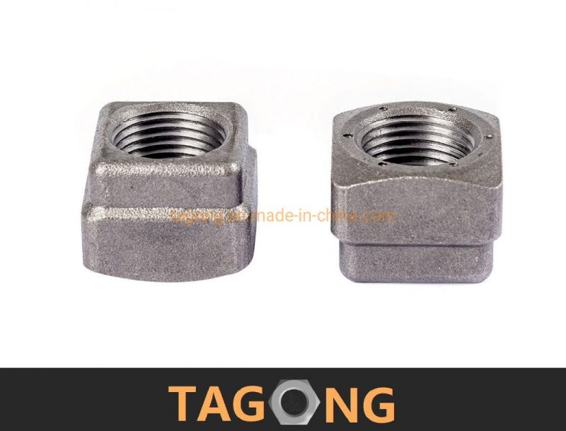 Plain Carbon Steel Cater Truck Nuts Square Nuts