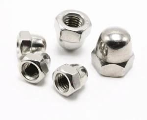 Hex Cap Nut with High Strength Stainless Steel M6 DIN1587