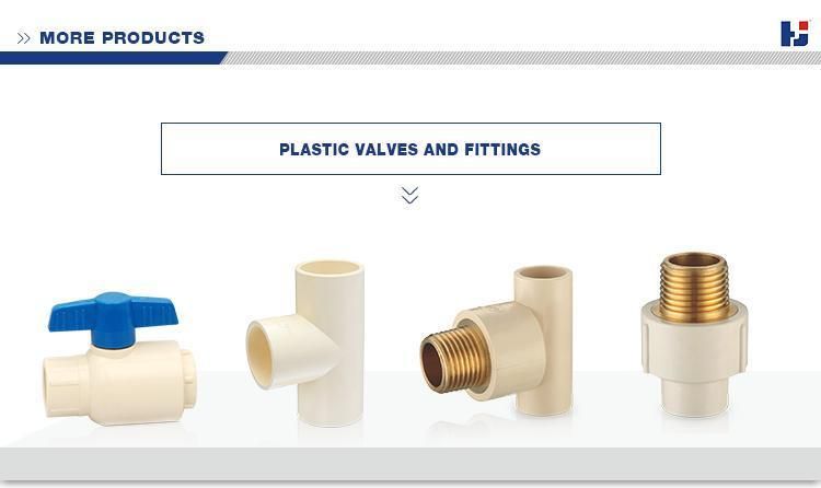 Best Price HJ DIN Standard Water Supply Ts Flange UPVC Material Pipe Fittings