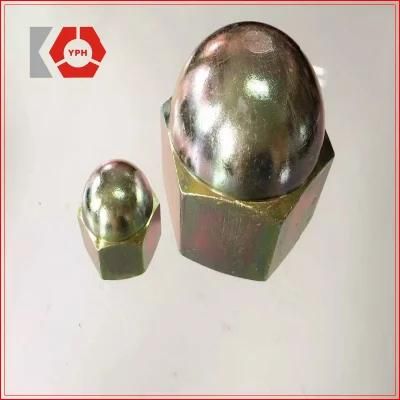 DIN1587 Hex Nuts Round Head of Yellow