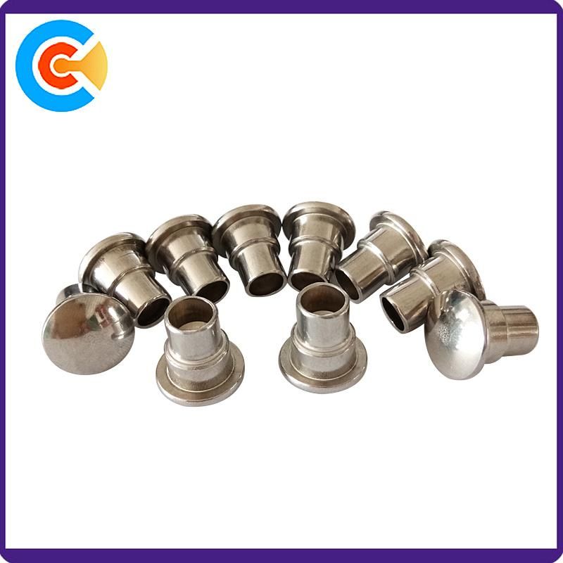 Manufacturer Wholesale Metal Shoulder Hollow Rivet Mushroom Head Rivets