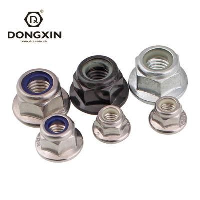 High Quality Hot Sale Stainless Steel Fastener DIN6926 Hexagonal Flange Nylon Lock Nut