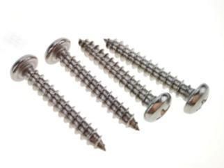 Pan Head Stainless Steel Screws Self Tapping Threads Phillips DIN 7981 St 4.2 X 16 Passivation
