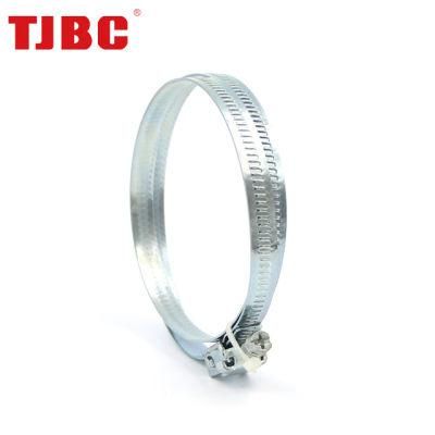 Zinc Plated Steel Quick Release and Lock Hose Clamp with French Design for Exhaust Pipe, Ventilation Pipe Fastener Hardware, 25--200mm