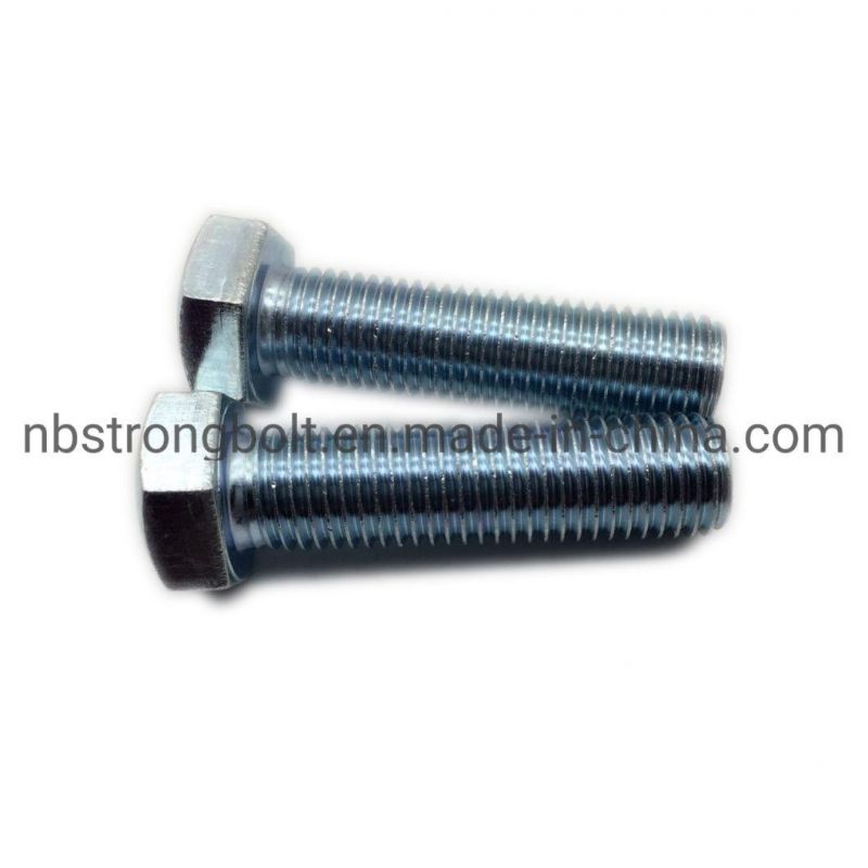 DIN933 Hex Bolt Screw Cl. 8.8 with Zinc Plated