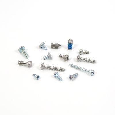 Flat Head Customized Thread Screw Nonstandard Screw