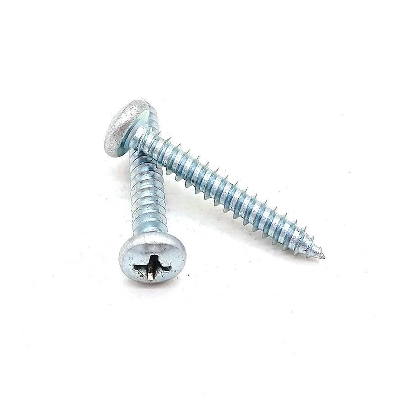 Stainless Steel/Zinc Plated DIN7981 Cross Head Self Tapping Screws