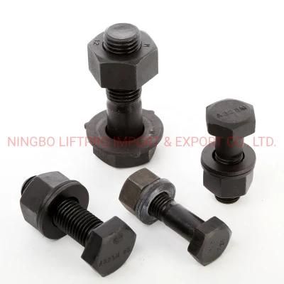 High Strength Hex Bolt ASTM A325 Hex Bolt with Nut Washer with Black Finish