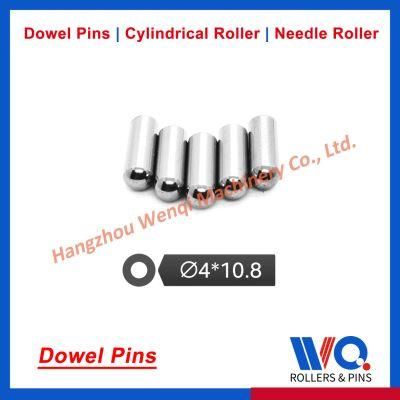 Dowel Pins - One End Flat, One End Radiused