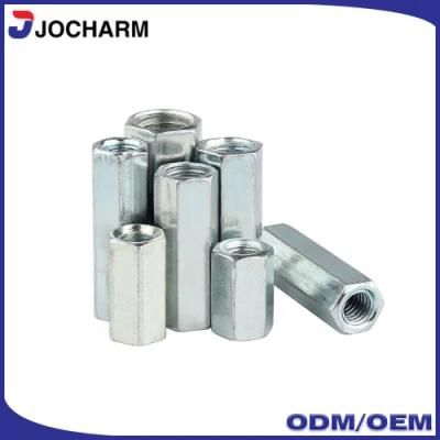 DIN6334 Zinc Plated Carbon Steel Coupling Hex Long Connecting Nut