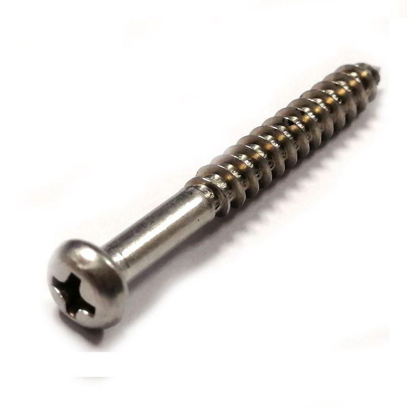 Stainless Steel M2 M3 M4 M5 M6 M8 Pan Head Phillips Self Tapping Half Thread Screws