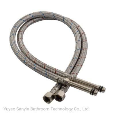 Stainless Steel Shower Head Connector Sanitary Ware Braided Hose