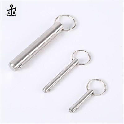 Stainless Steel Marine Spring Quick Safety Pin, Steel Ball Quick Stop Pin