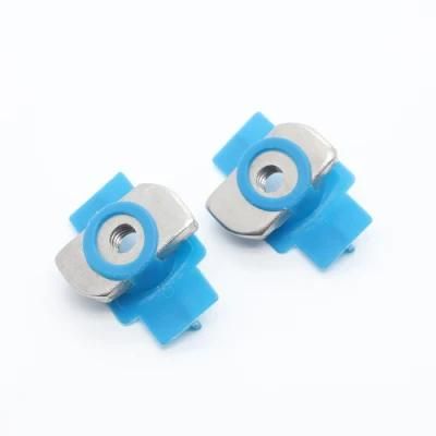 Stainless Steel Strut Nut Channel Nut Wing Nut with Blue Plastic Wing