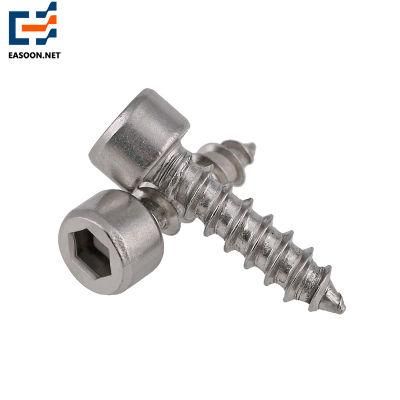 Fillister Hex Socket Head Galvanized Cup Head Screws Hexagon Socket Bolt Cup Head Screw 304 DIN912 Hex Socket Head Cup Machine Screw