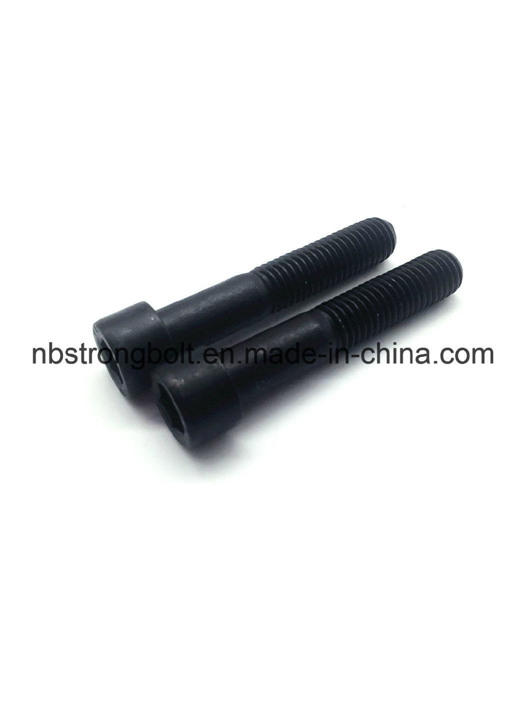 DIN912 Grade 8.8 Hex Socket Head Cap Screw with Black M12X90 H. T