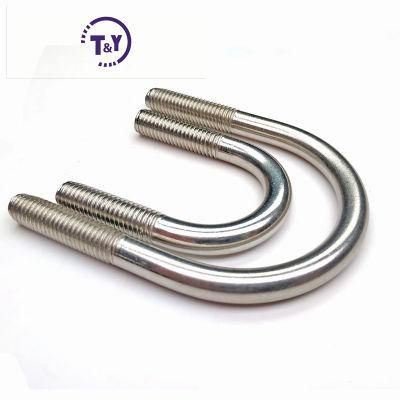 316 Stainless Steel 4 Inch Ground Clamp Square U Bolt