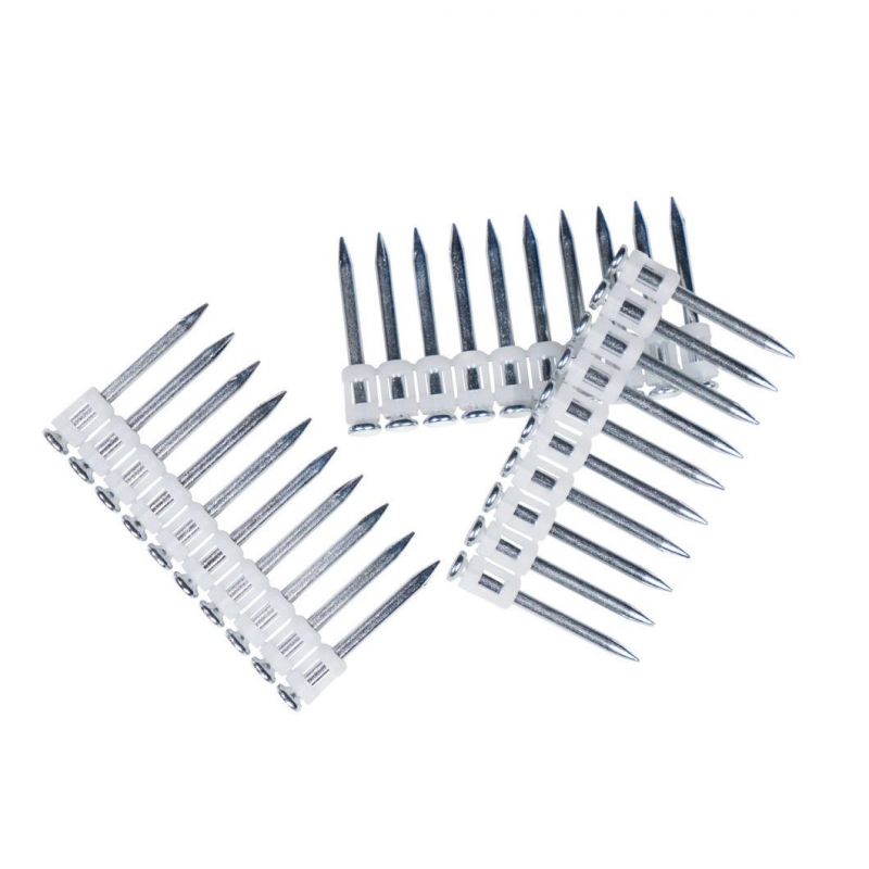 China Manufacture Drive Pin with PVC Red Washer Shooting Wire Nail Perfect Quality Best Price