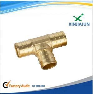 Pex Tee Coupling, Brass Barb Crimp Pipe Fittings, Plumbing Fittings