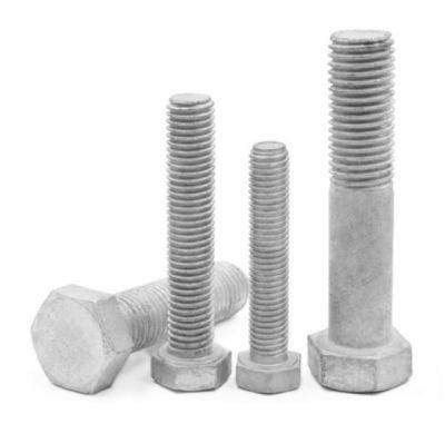 High Strength Hot-DIP Galvanized Bolt M16 Hot-DIP Galvanized Hexagon Screw