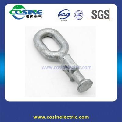 HDG Forged Ball Head Shackle for Pole Line Connecting Fitting