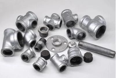 1&quot; Galvanized Cast Iron Pipe Fittings for DIY Furniture Shelf