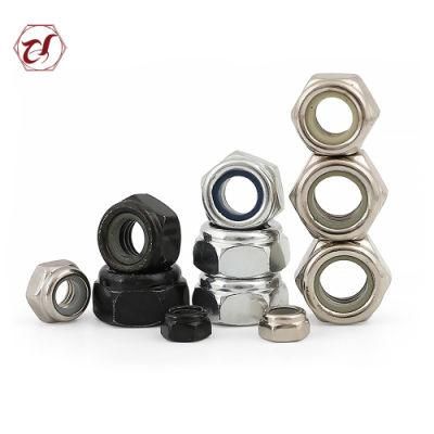 Hexagon Head Zinc Plated Nut Hex Nylon Lock Nuts
