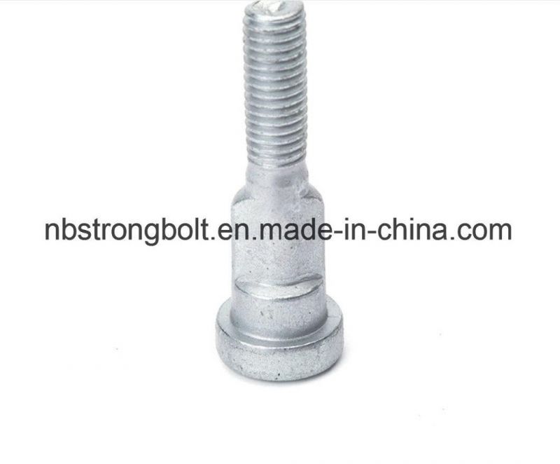 Flat Head Both Sides Shrink Flat Screw High Strength Stainless Steel Galvanized Flat Head GB5789