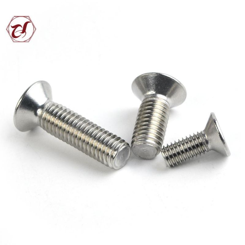 Stainless Steel Hexagon Socket Countersunk Head Screws DIN7991 304 Screws A2 Screws