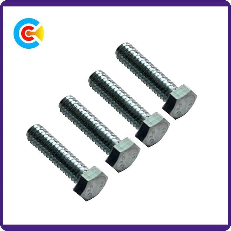 Fastener Carbon Steel Galvanized Hexagon Head Screws/Bolt for Industrial/Auto Parts