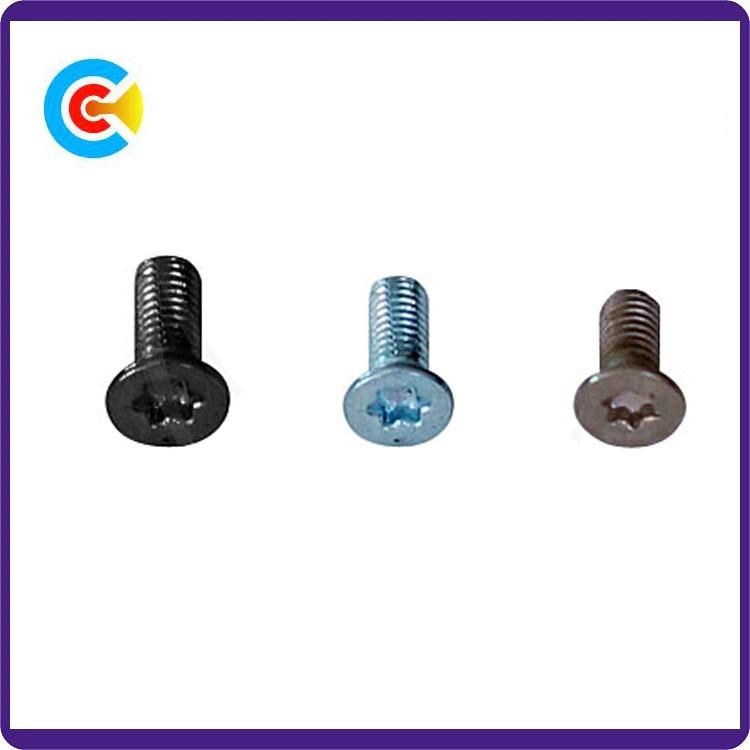 DIN/ANSI/BS/JIS Carbon-Steel/Stainless-Steel Galvanized Hand Twist Flange Hexagonal Furniture/Cabinets Fixed Screws