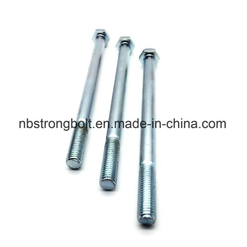 DIN931 Hex Bolt with Gr. 8.8 Zp