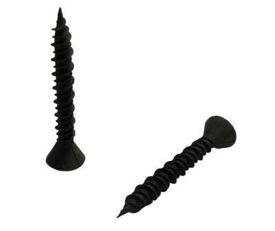 Hi-Lo Thread Gypsum Board Screws with 4 Nibs Black Phosphated