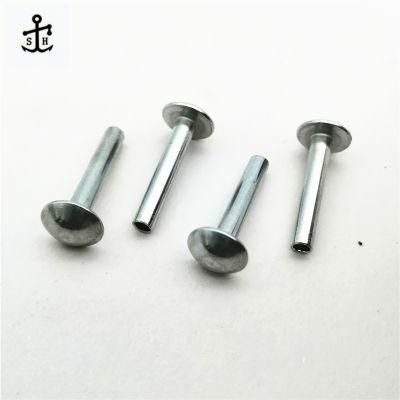 M3 China Special Aluminum Truss Head Semi Tubular Hollow Rivets for Security Box