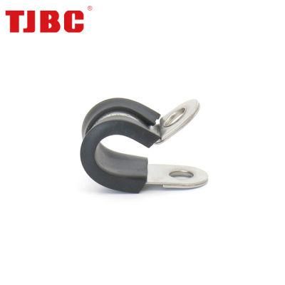 Cable Accessories P Clip Hose Clamp with EPDM Rubber