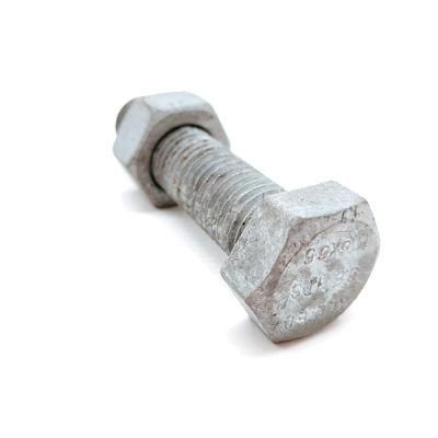 DIN933 DIN931 Hot DIP Galvanized Hex Bolt and Hex Nut for Electric Equipment