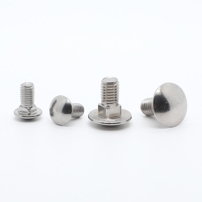 M5 M6 M8 M10 Stainless Steel 317 321 Square Short Neck Carriage Bolt