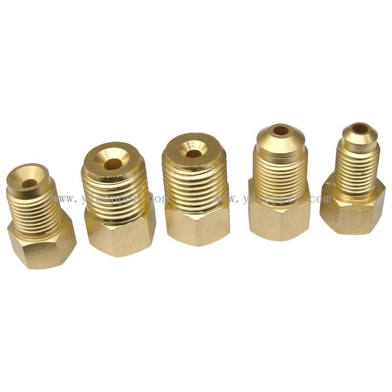 High Quality Brass Cold Forging Standard Screw Nuts Fitting