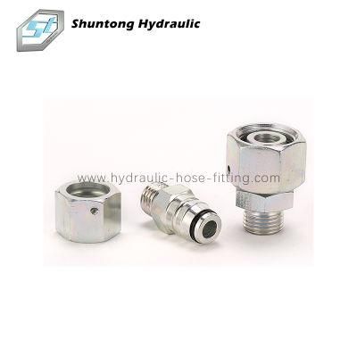 Hydraulic Hose Adapter Metric Male or Female Swivel 24&deg; H. T. Hose Fitting