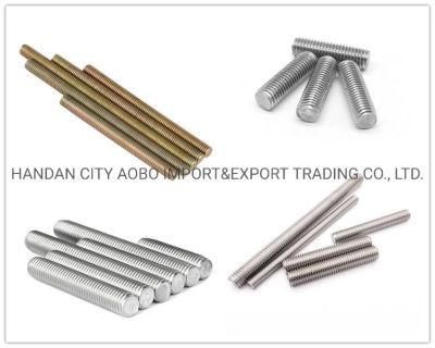 China Fastener Factory Threaded Rod Supplier M6 8 10 12*1000